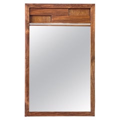 Brutalist Mid-Century Modern Mirror / Paul Evans Style