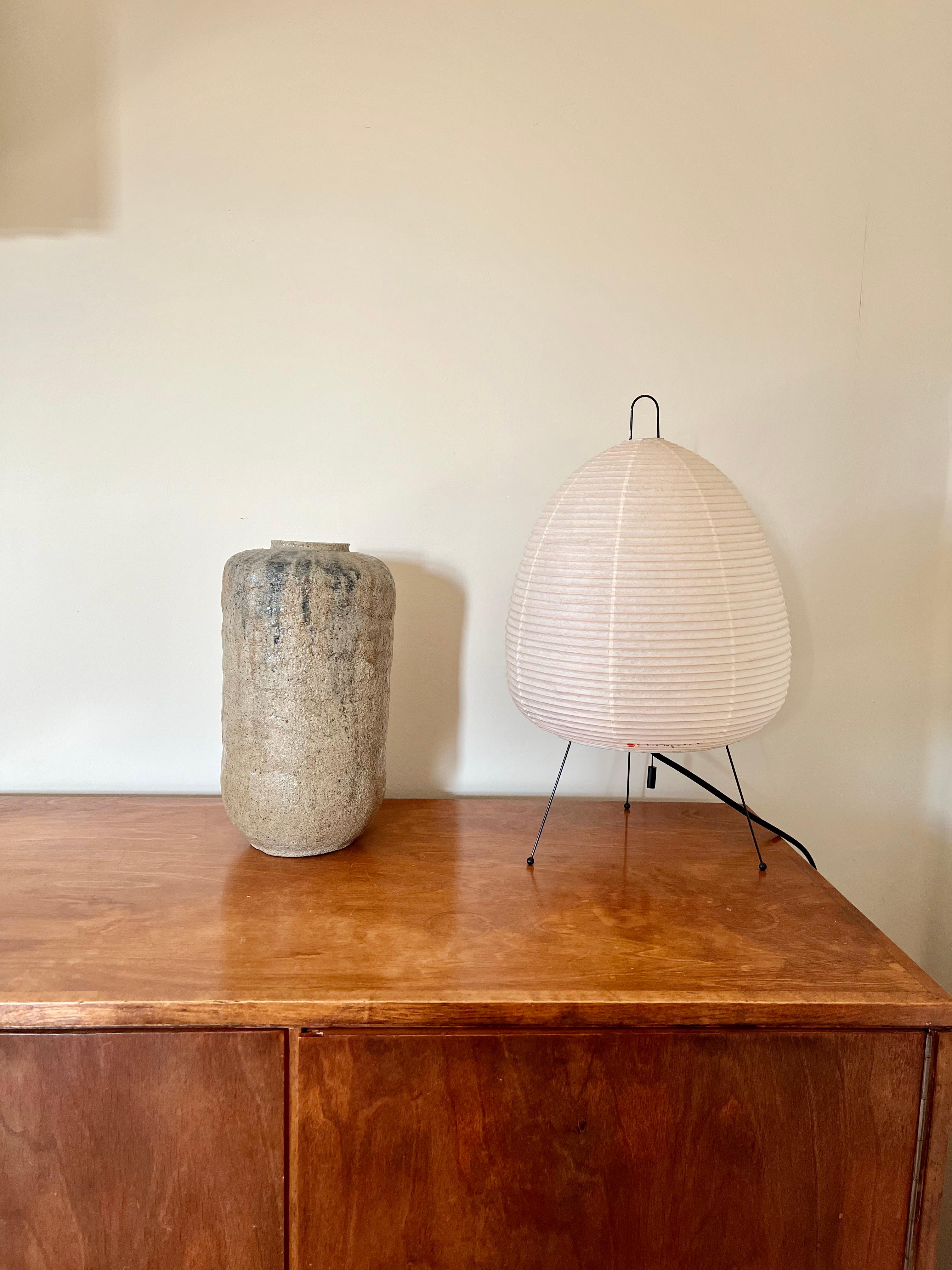 Brutalist mid century modern stoneware vase For Sale 8
