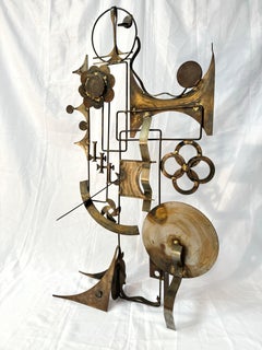 Brutalist Mid Century Sculpture by Frank Cota