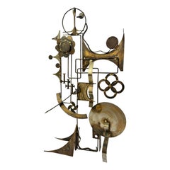 Brutalist Mid Century Sculpture by Frank Cota
