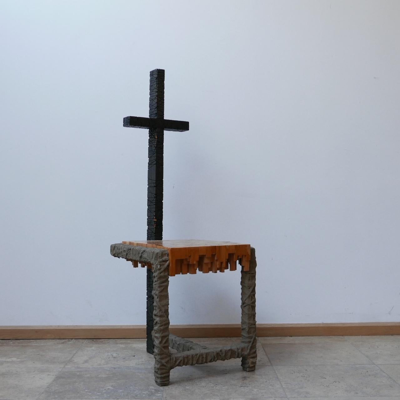 Brutalist Mid-Century Swedish Artist Sculpture Occasional Chair 5