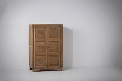 Brutalist Mid-Century Two Doors Wardrobe