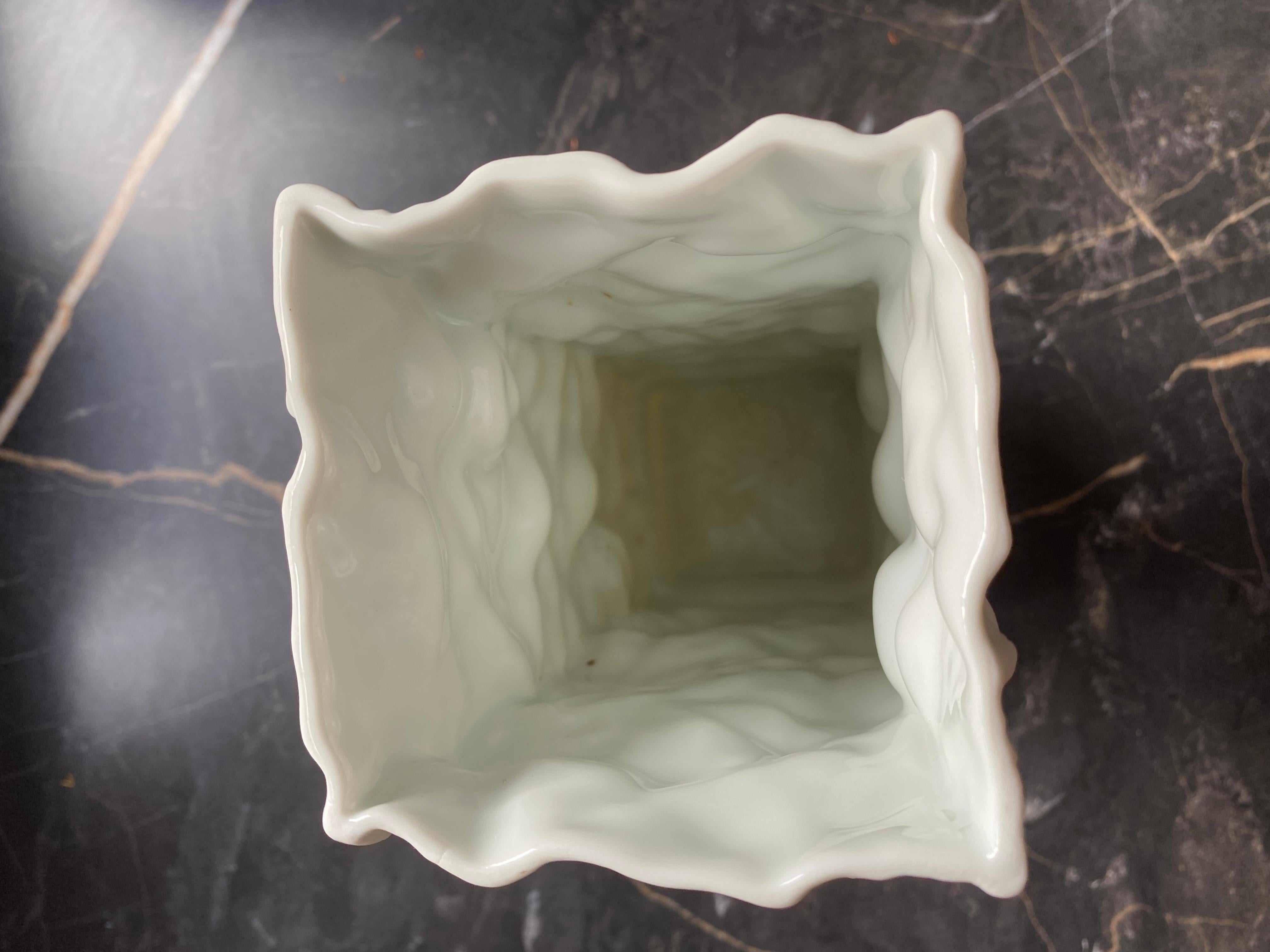Mid-20th Century Brutalist Mid Century Vase by Scherzer Germany For Sale