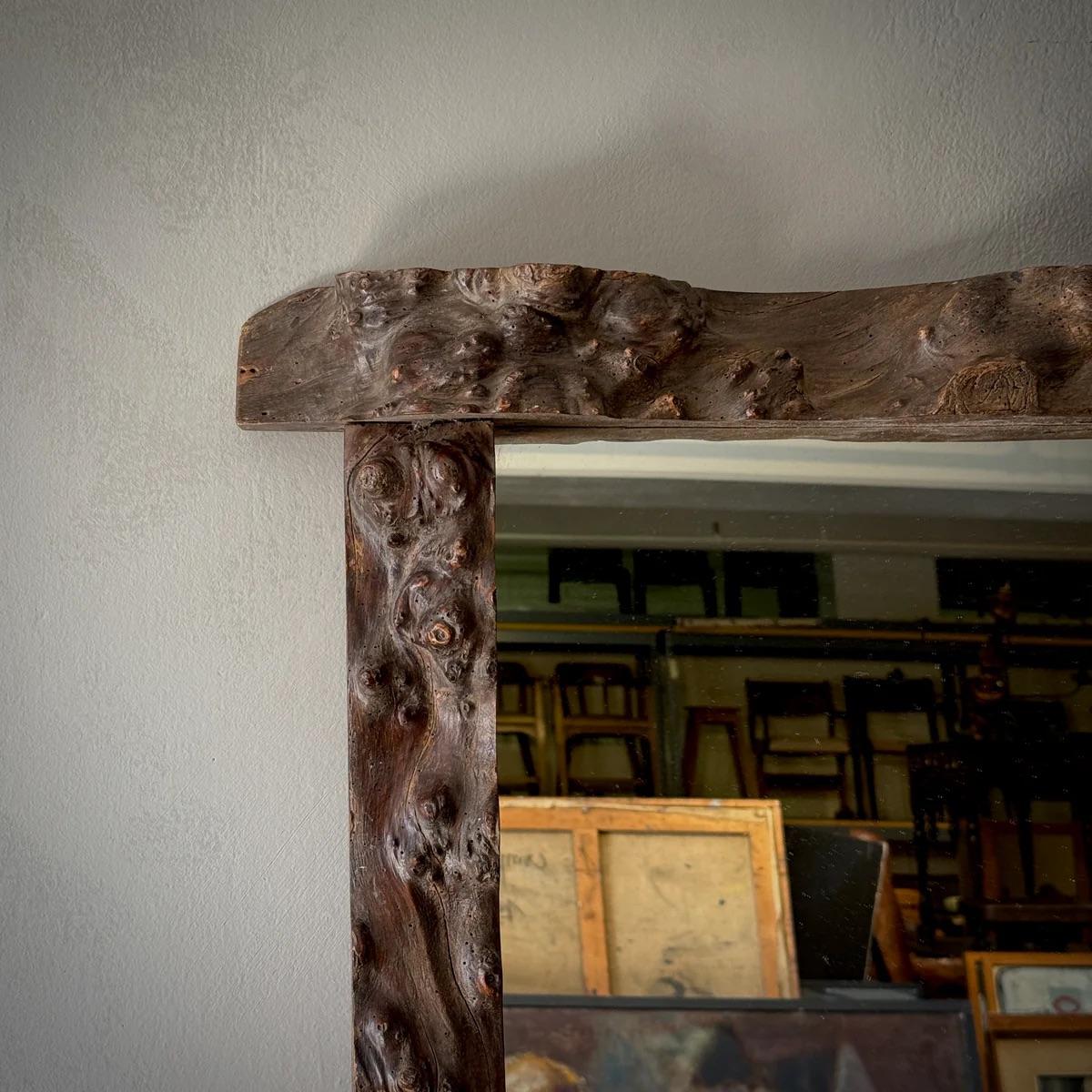Brutalist Mirror In Good Condition For Sale In Los Angeles, CA
