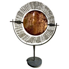 Spiegelskulptur des Brutalismus, Lorenzo Burchiellaro, 1954, für die X. Triennale, signiert