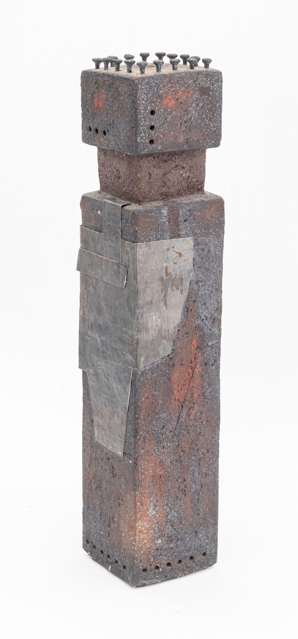 20th Century Brutalist Mixed Media Sculpture For Sale