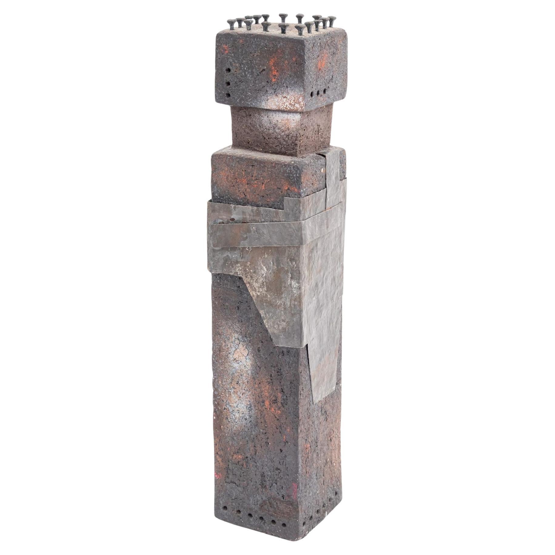 Brutalist Mixed Media Sculpture