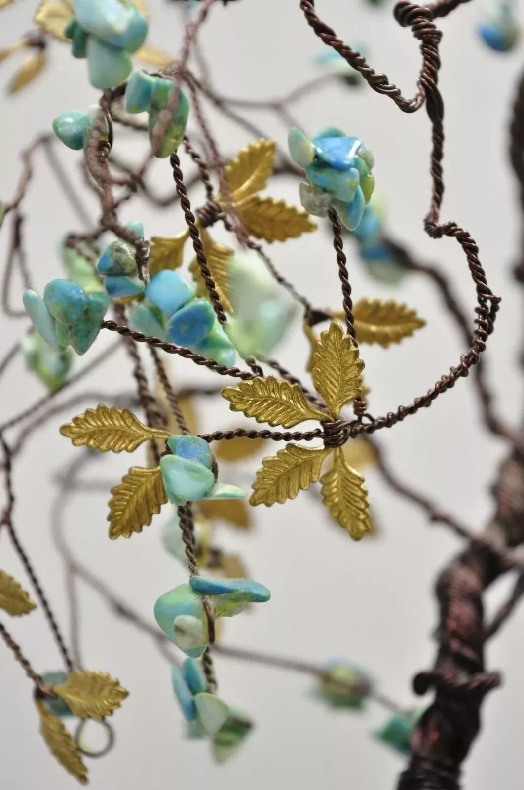 Sculpture Brutalist Modern Copper Wire 14