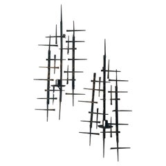 Retro Brutalist Nail Style Candle Wall Sconces