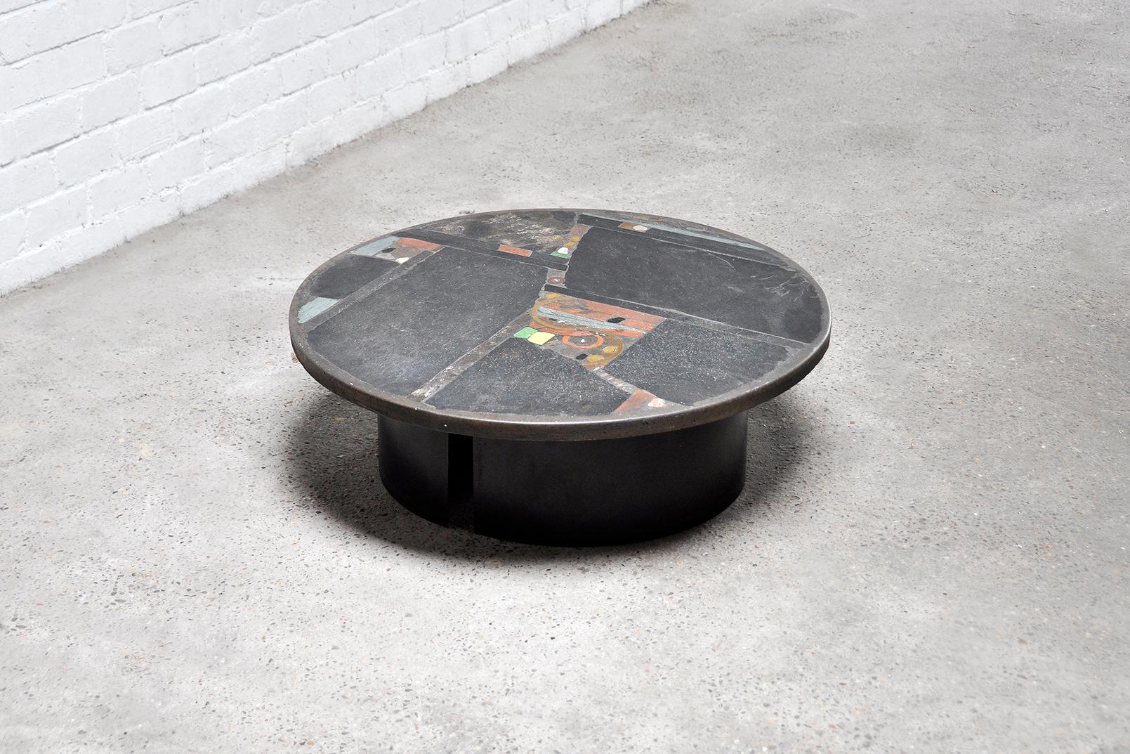 Late 20th Century Brutalist Natural Stone Coffee Table by Paul Kingma, 1980