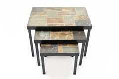 Brutalist Nesting Tables, 1960s