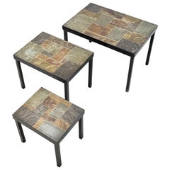 Brutalist Nesting Tables, 1960s