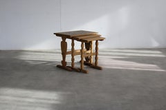 Vintage Set of 3 Nesting Tables by Henning Kjærnulf, Denmark, 1960