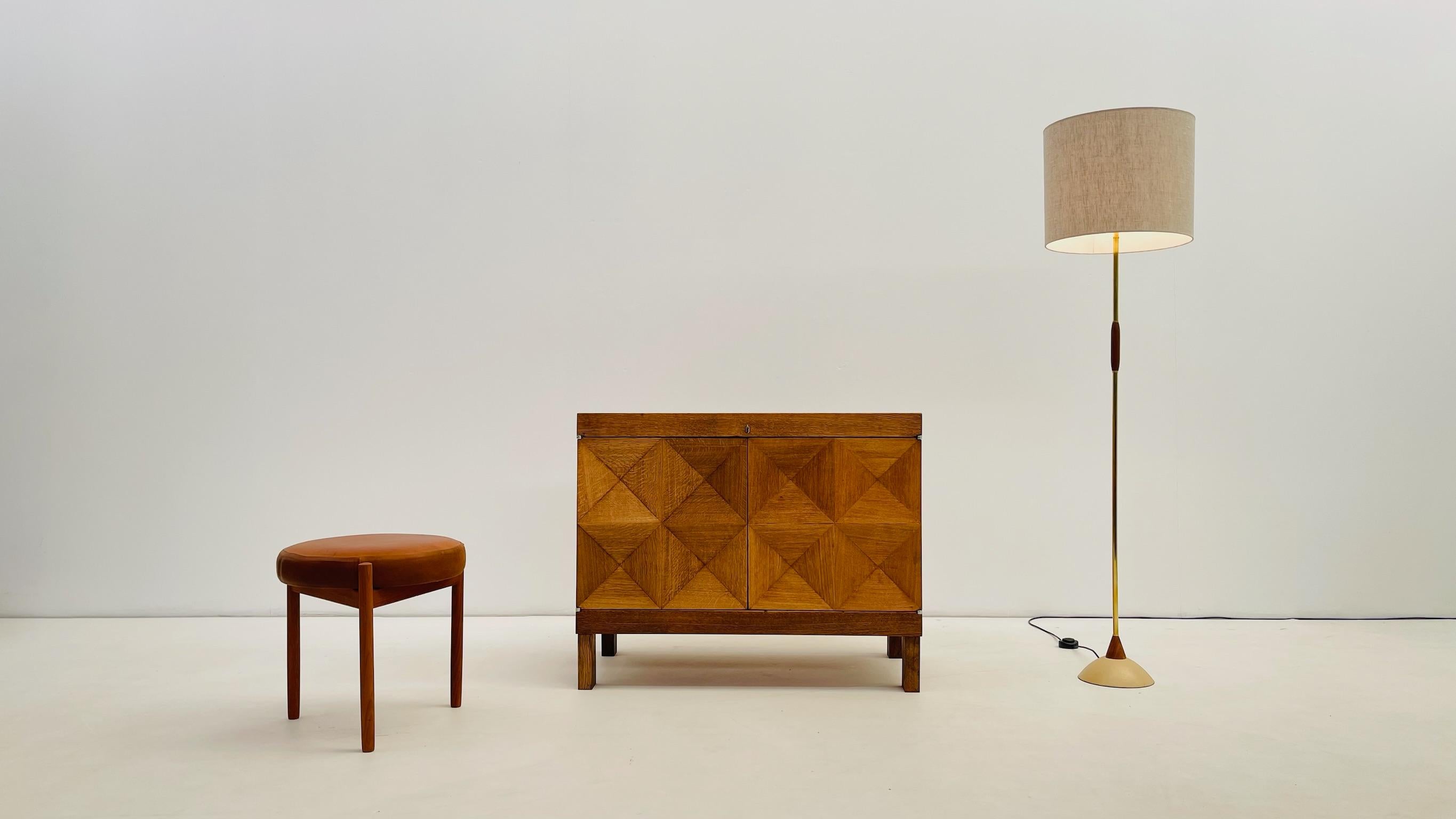 Brutalistischer eichenschrank von De Coene im Angebot 4