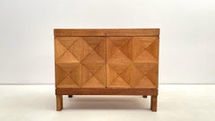 Brutalist oak cabinet by De Coene