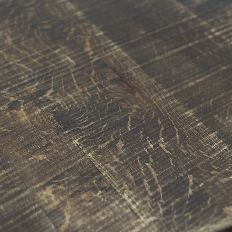 Brutalist Oak Coffee Table, 1960s Bon état - En vente à OOSTERHOUT, NL