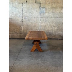 Brutalist Oak Coffee Table by De Puydt