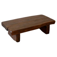 Brutalist Oak Coffee Table