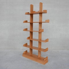 Brutalist Oak Midcentury Dutch Shelving