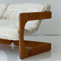 Canapé en Oak Brutalist par Lou Hodges