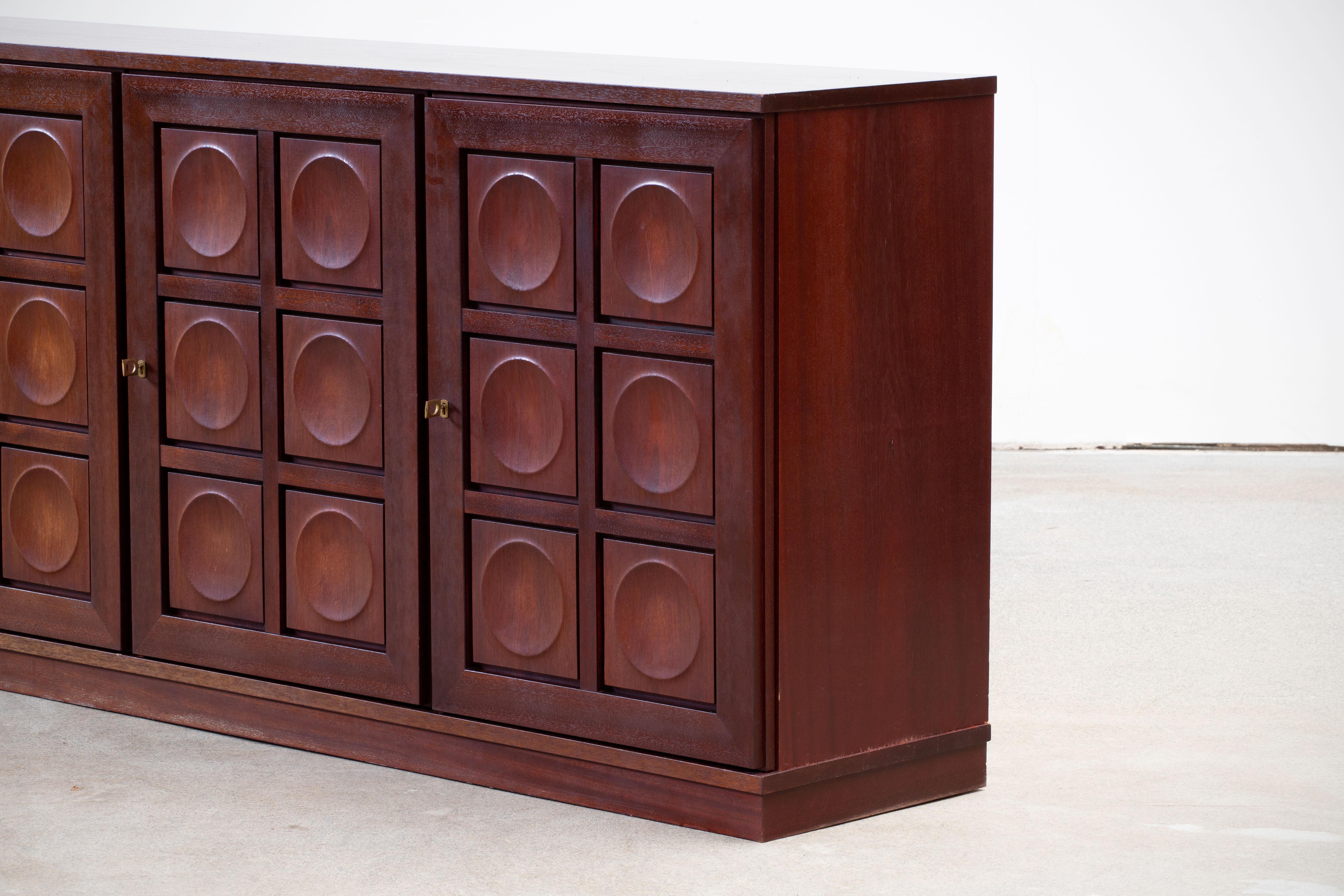 Brutalist Oak Sideboard, 1970s 6