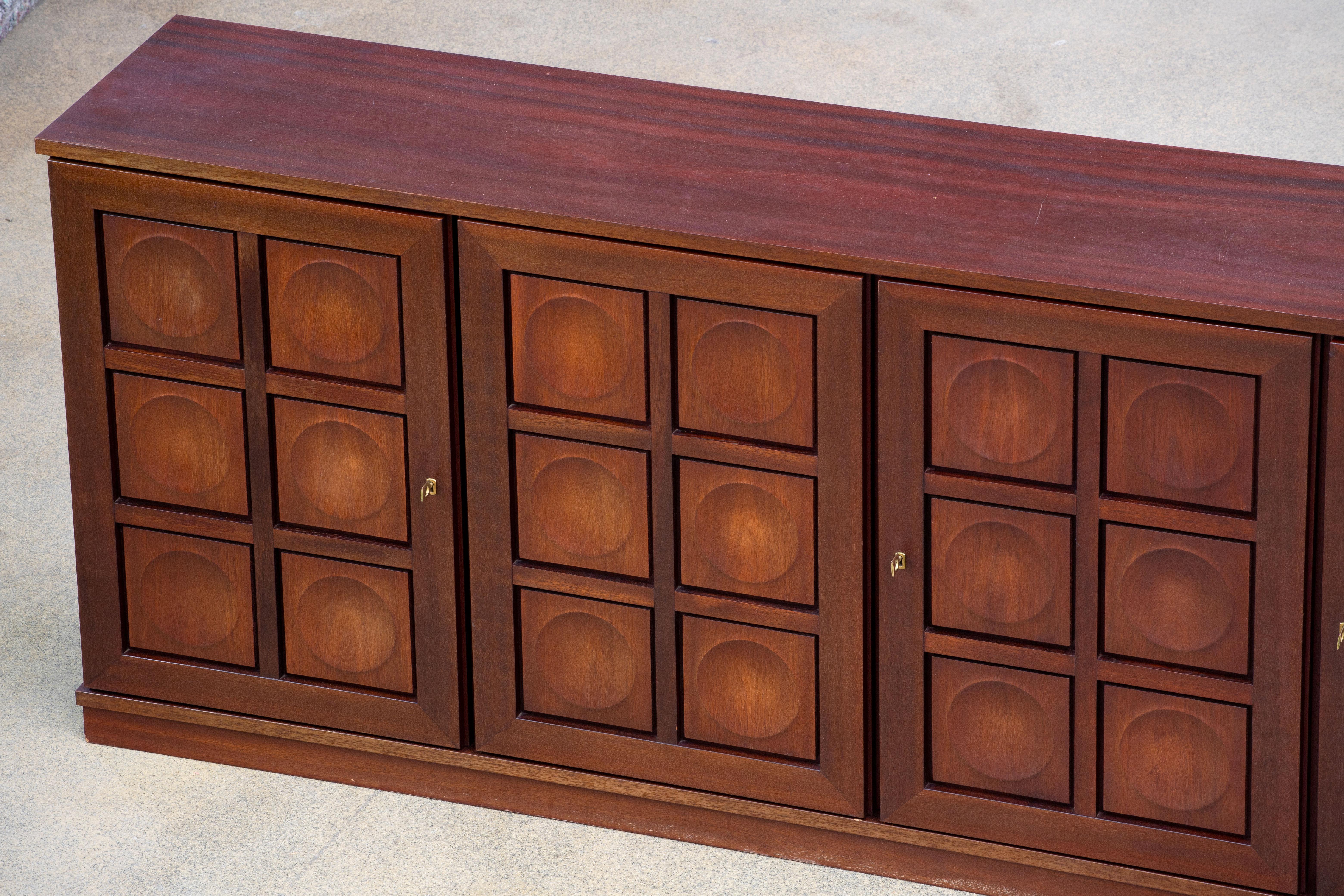 Brutalist Oak Sideboard, 1970s 10