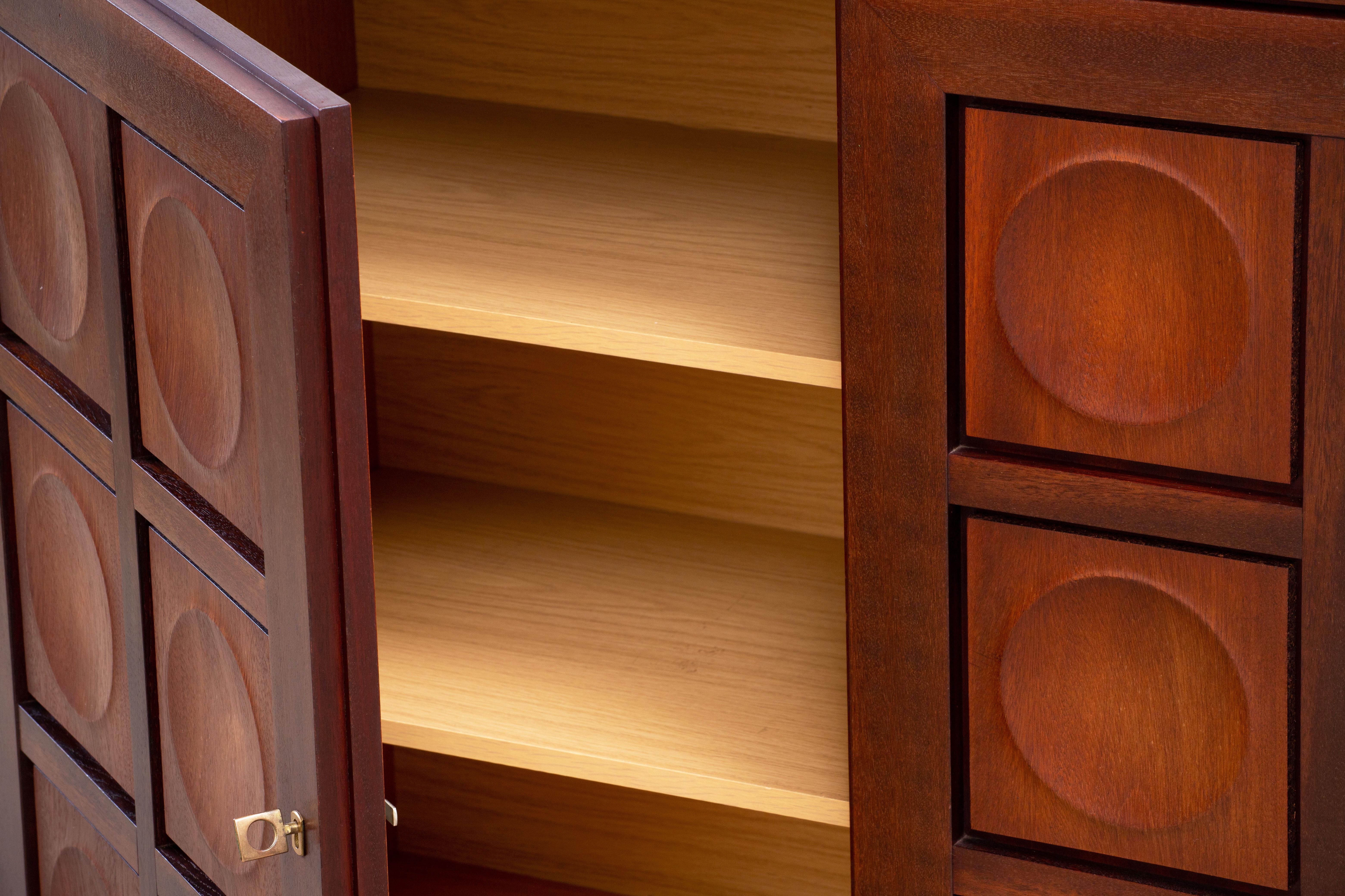 Brutalist Oak Sideboard, 1970s 2