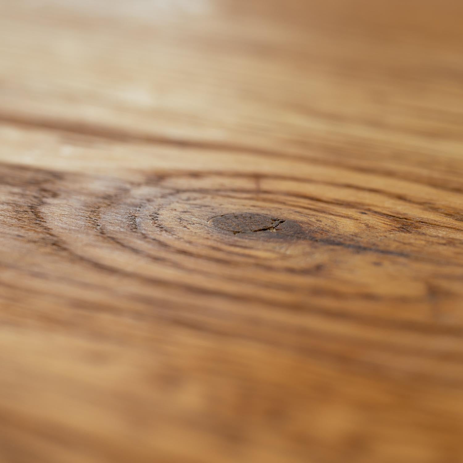Brutalist oak wooden dining table by de Puydt, Belgium 1970s en vente 7