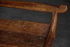 Brutalist Organic Bench, France, 1970s