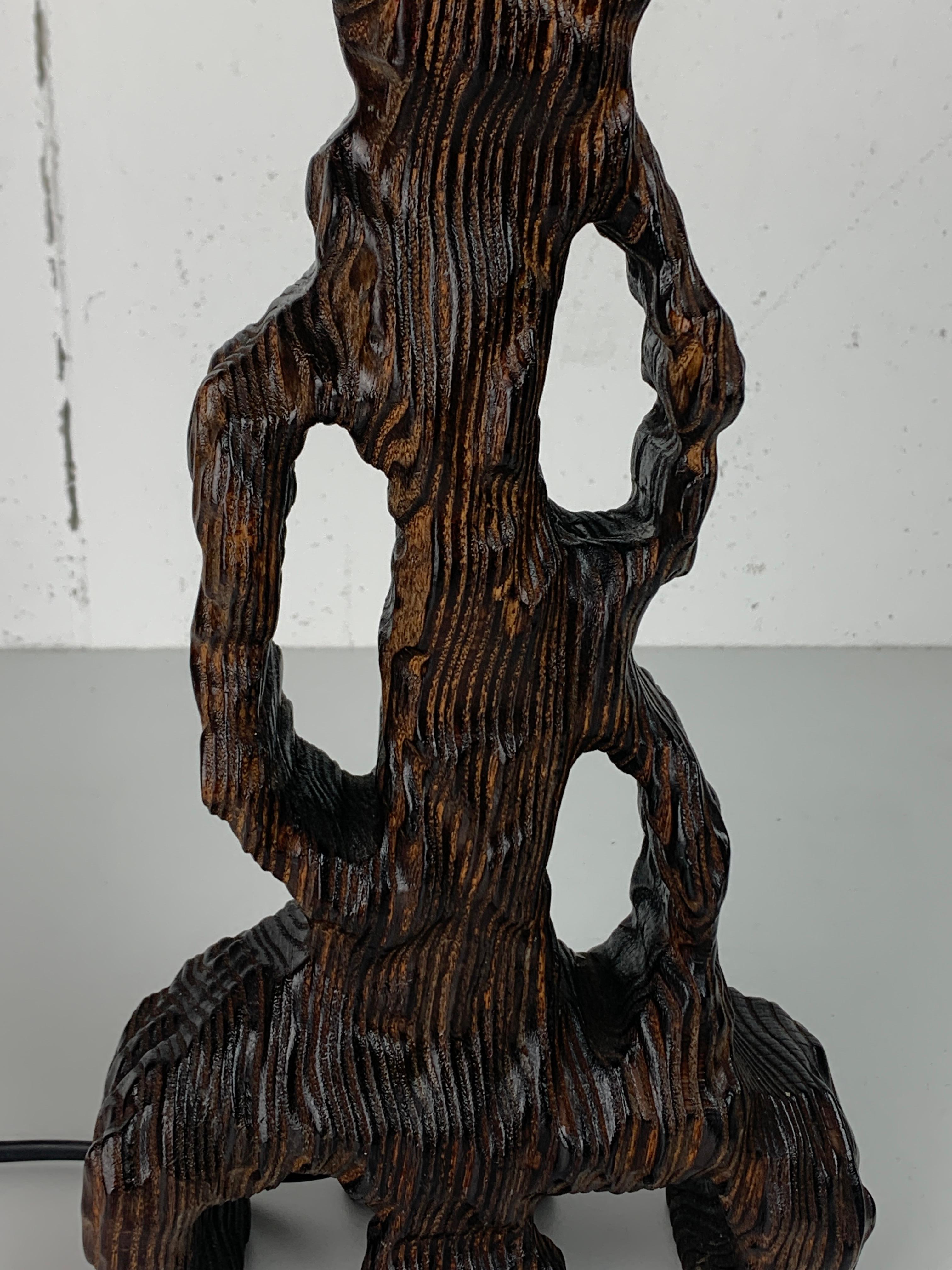 Brutalist organic mushroom table lamp, Dutch 1960s For Sale 7