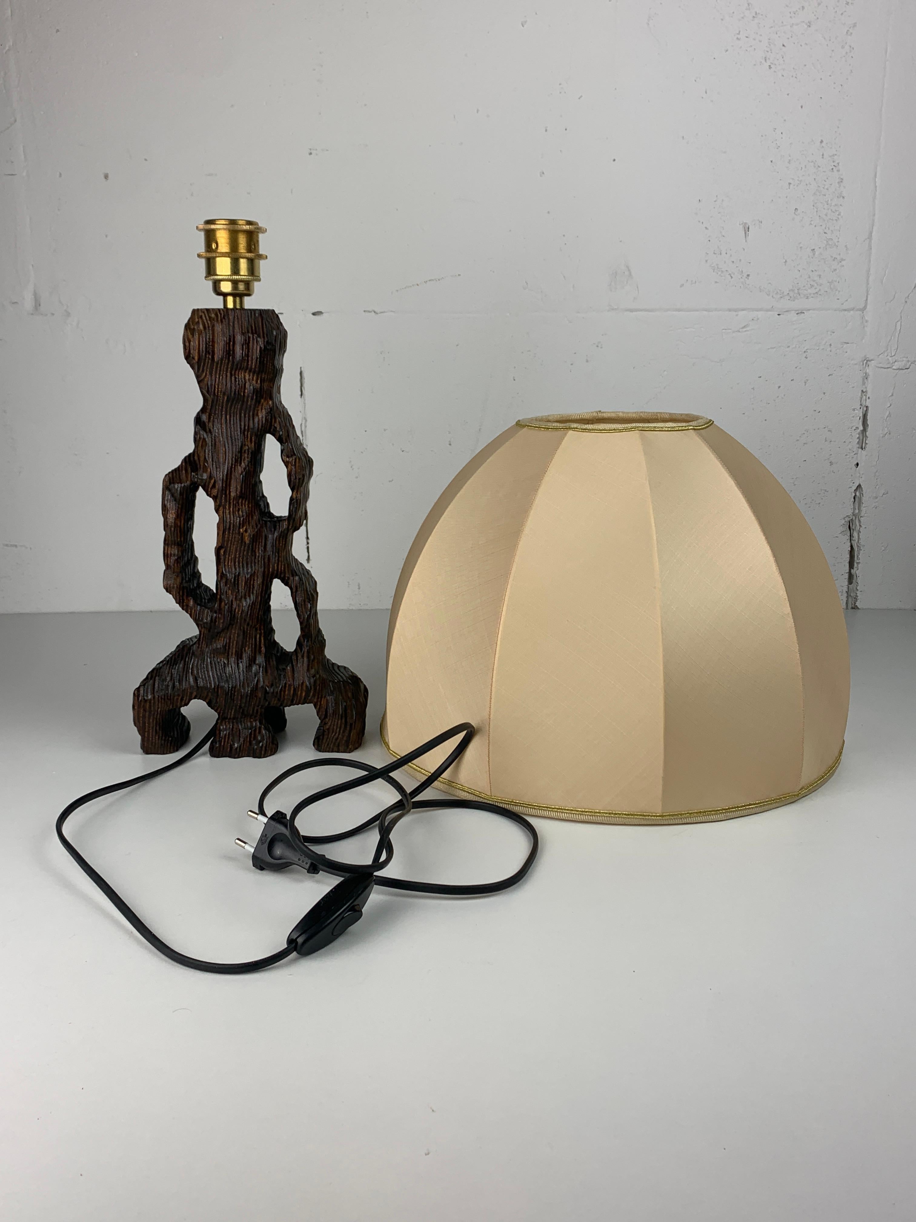 Brutalist organic mushroom table lamp, Dutch 1960s For Sale 12