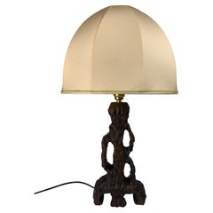 Lampada da tavolo a fungo organico brutalista, Olanda 1960