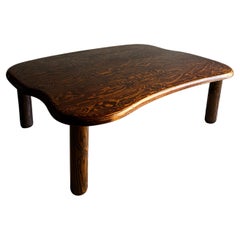Couchtisch in organischer Form des Brutalismus, Frankreich, 1970er Jahre