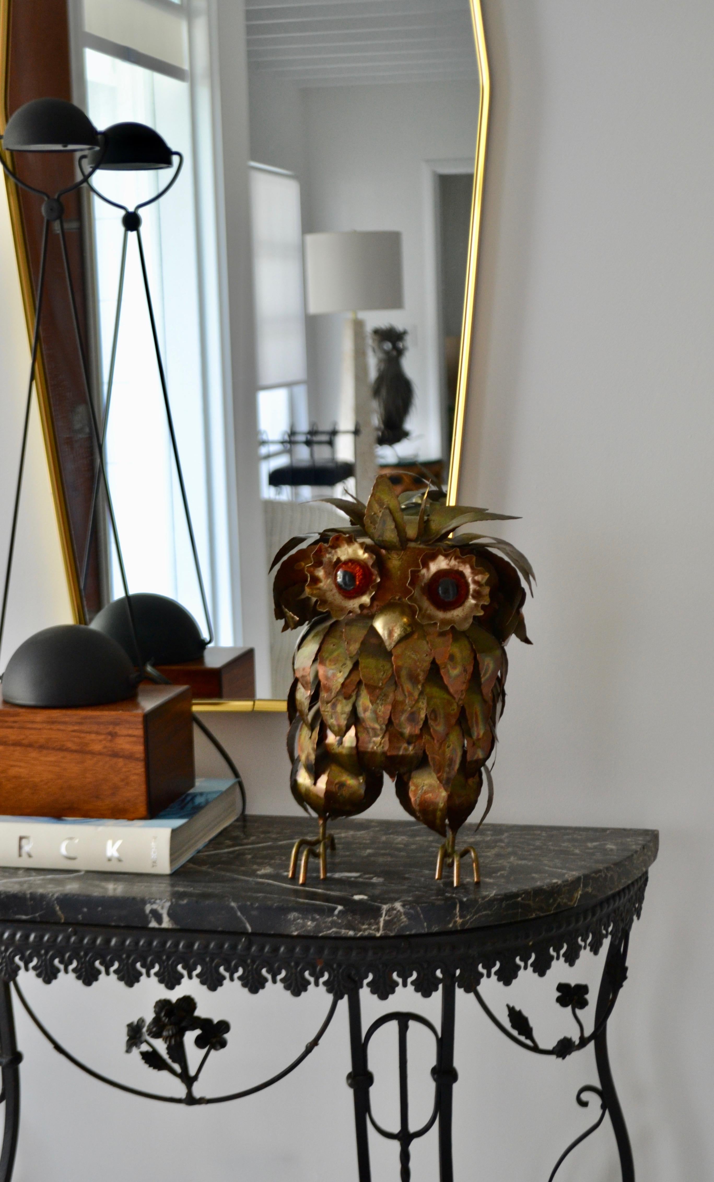 Brutalist Owl Form Sculpture For Sale 5