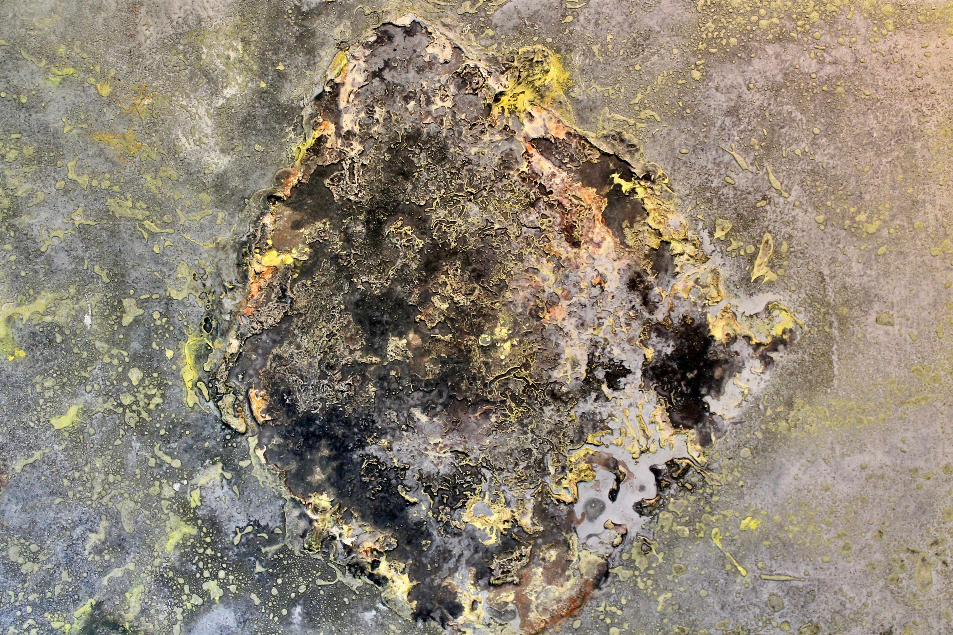 Brutalisme Peinture brutaliste Armando Loureiro (Portugal 1931-) en vente