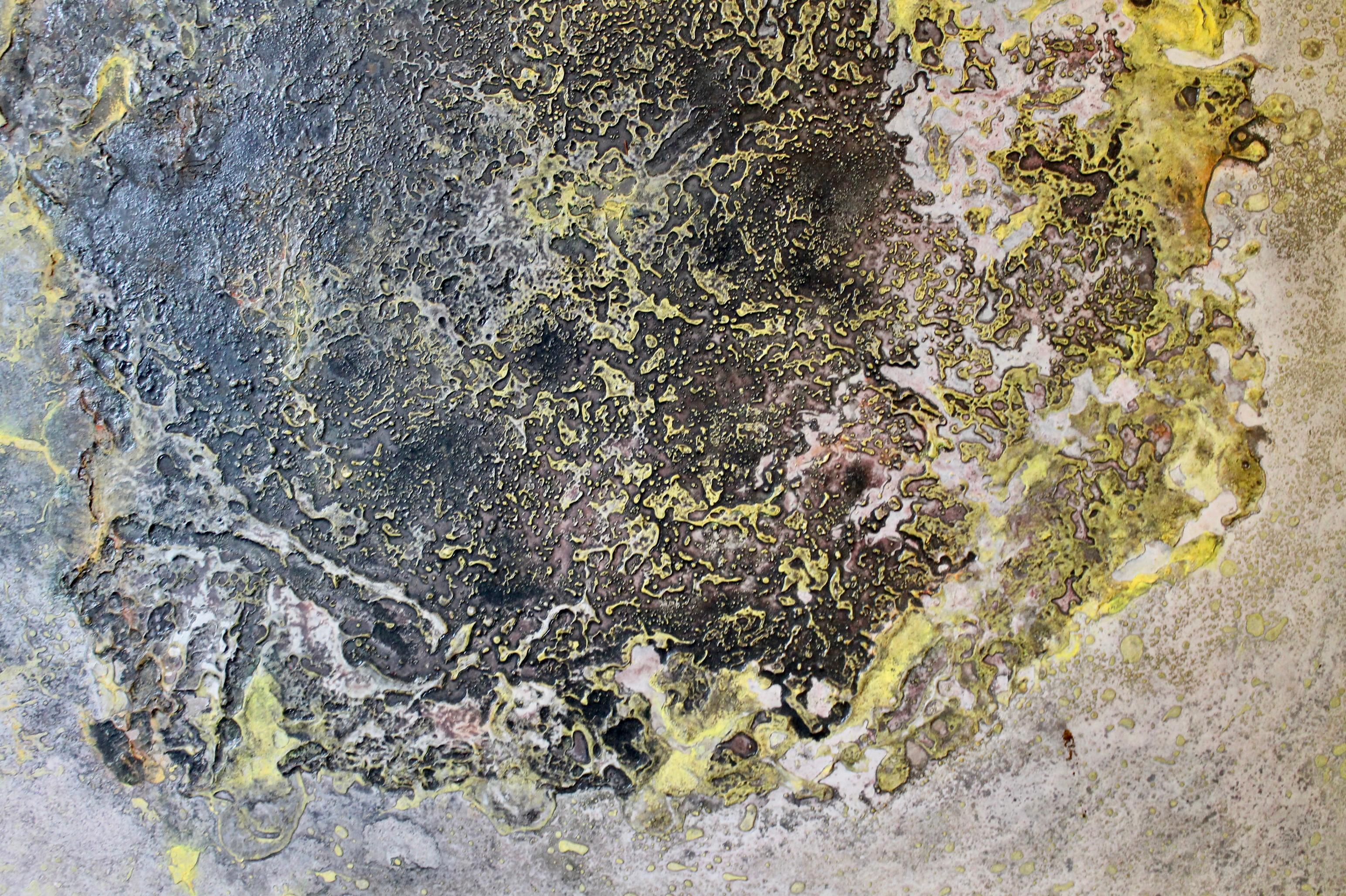 Fait main Peinture brutaliste Armando Loureiro (Portugal 1931-) en vente