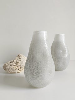 Brutalist Pair of Murano Art Glass Vases by Costantini, 1970s