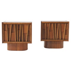 Brutalist Pair of Night Stands