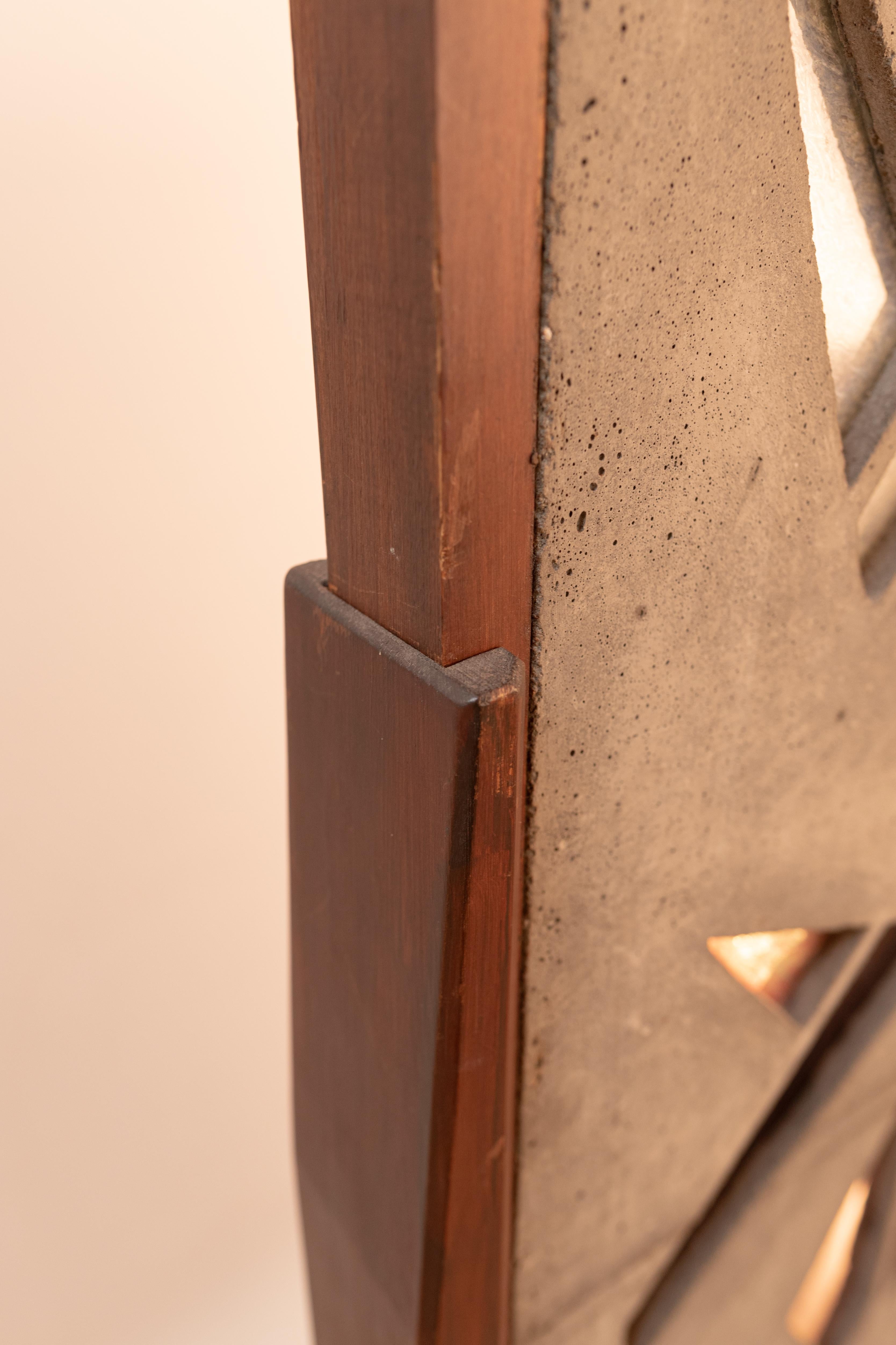 19th Century Brutalist panel (mixed media) For Sale