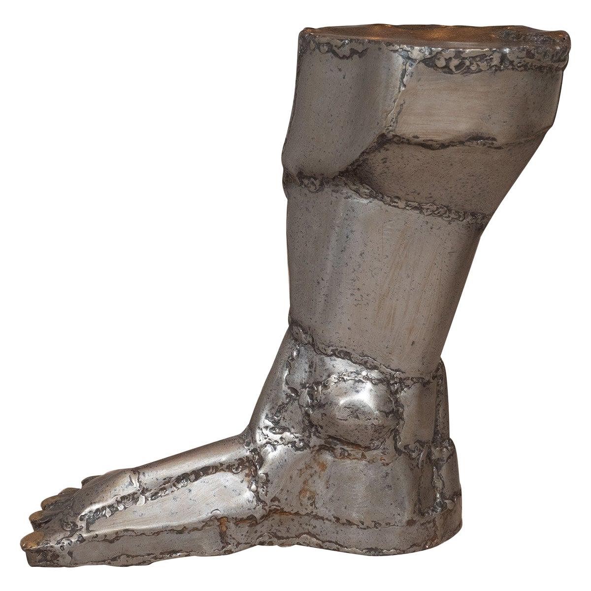 Brutalist "Patchwork" Foot Sculpture For Sale