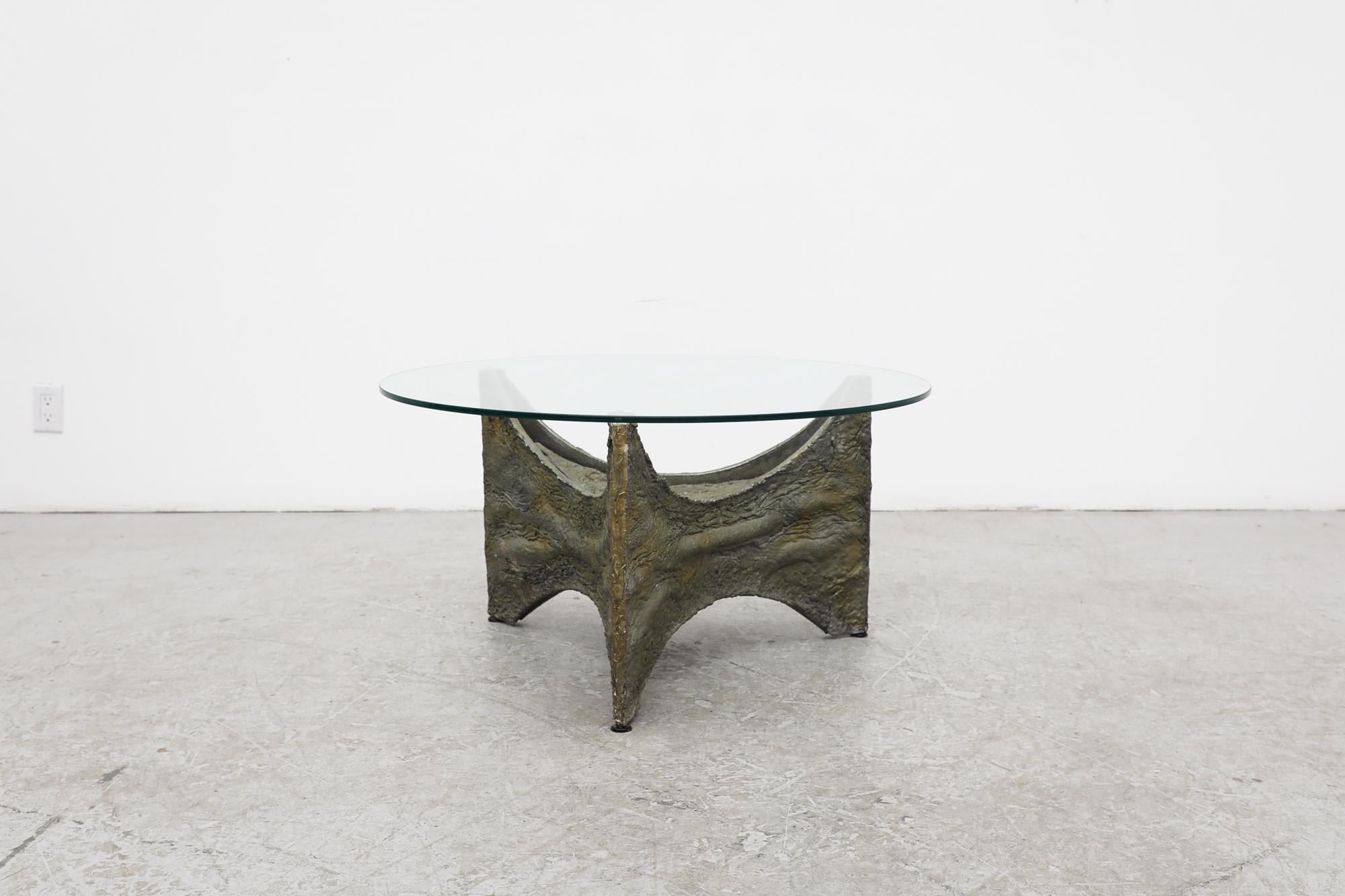 Mid-Century Modern Brutalist Paul Evans Inspired Brutalist Side or Coffee Table