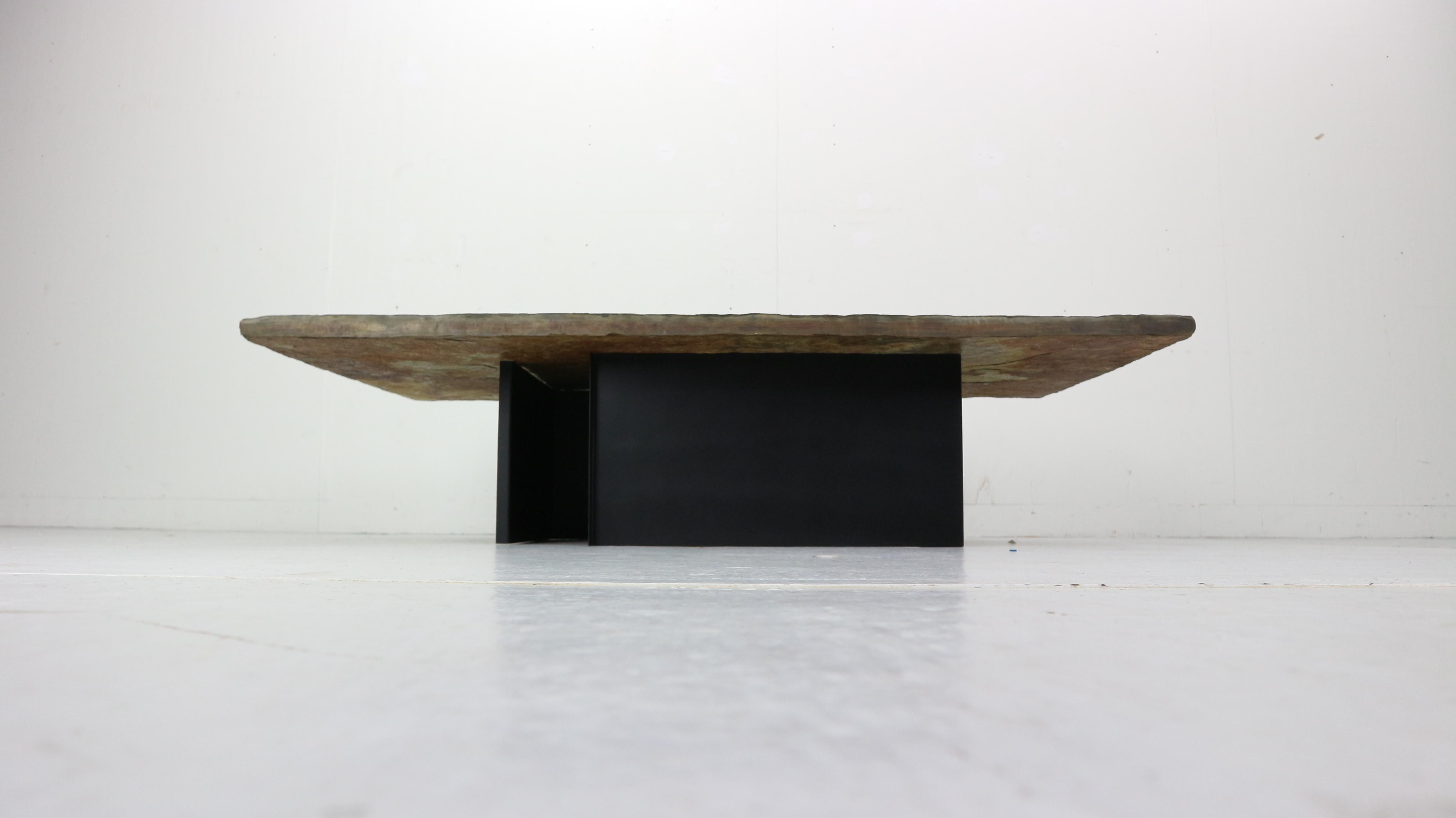 Brutalist Paul Kingma One-Off Artwork Coffee Table, 1980 4