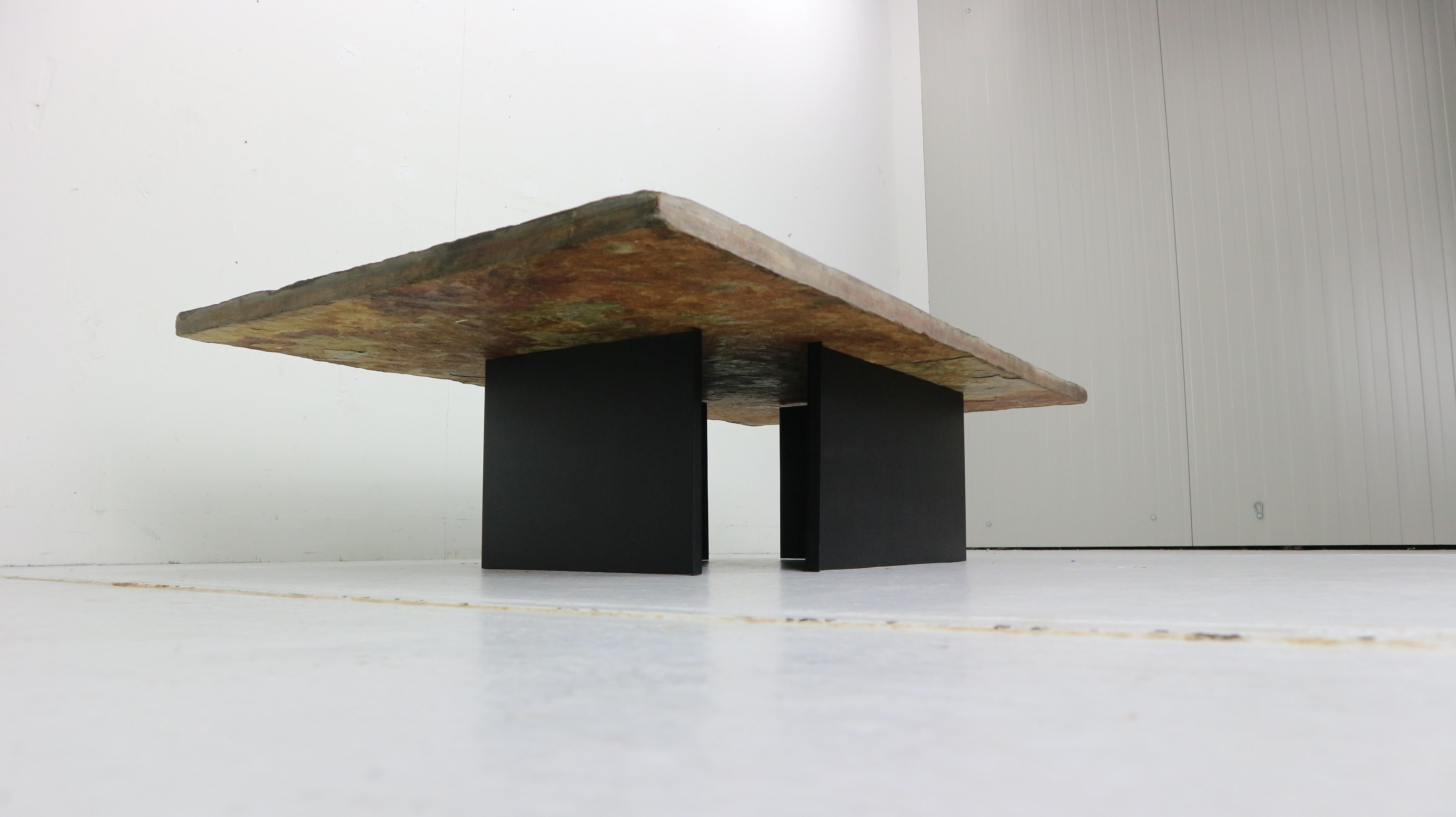 Brutalist Paul Kingma One-Off Artwork Coffee Table, 1980 5