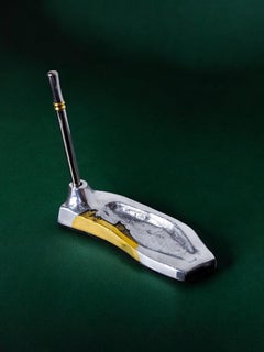 Brutalistischer Bleistifthalter und Stift von Arte3, 1980, Spanien