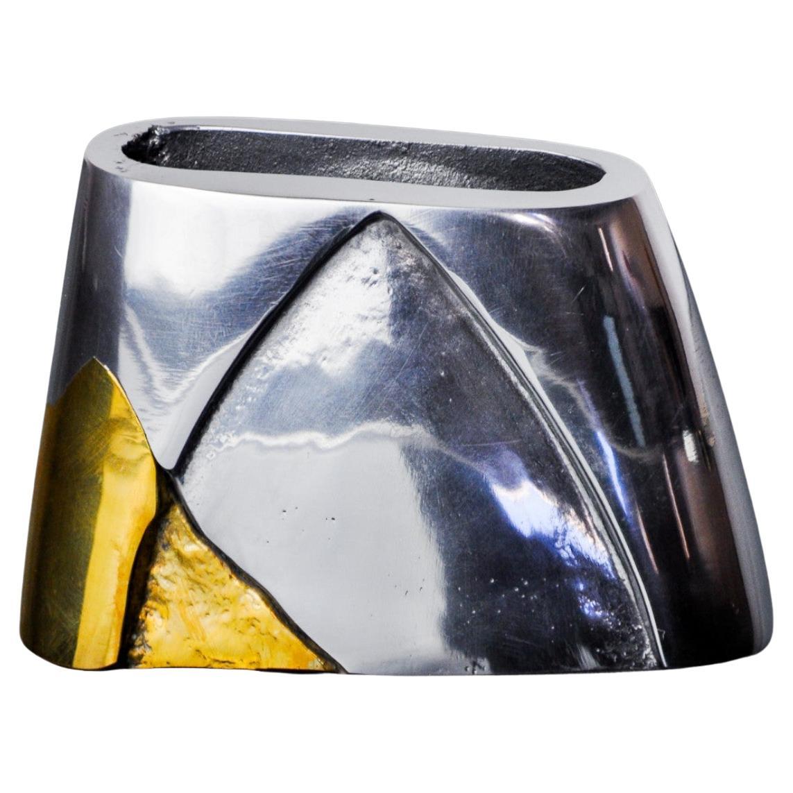 Brutalist pencil holder by Arte3, 1980, Spain For Sale