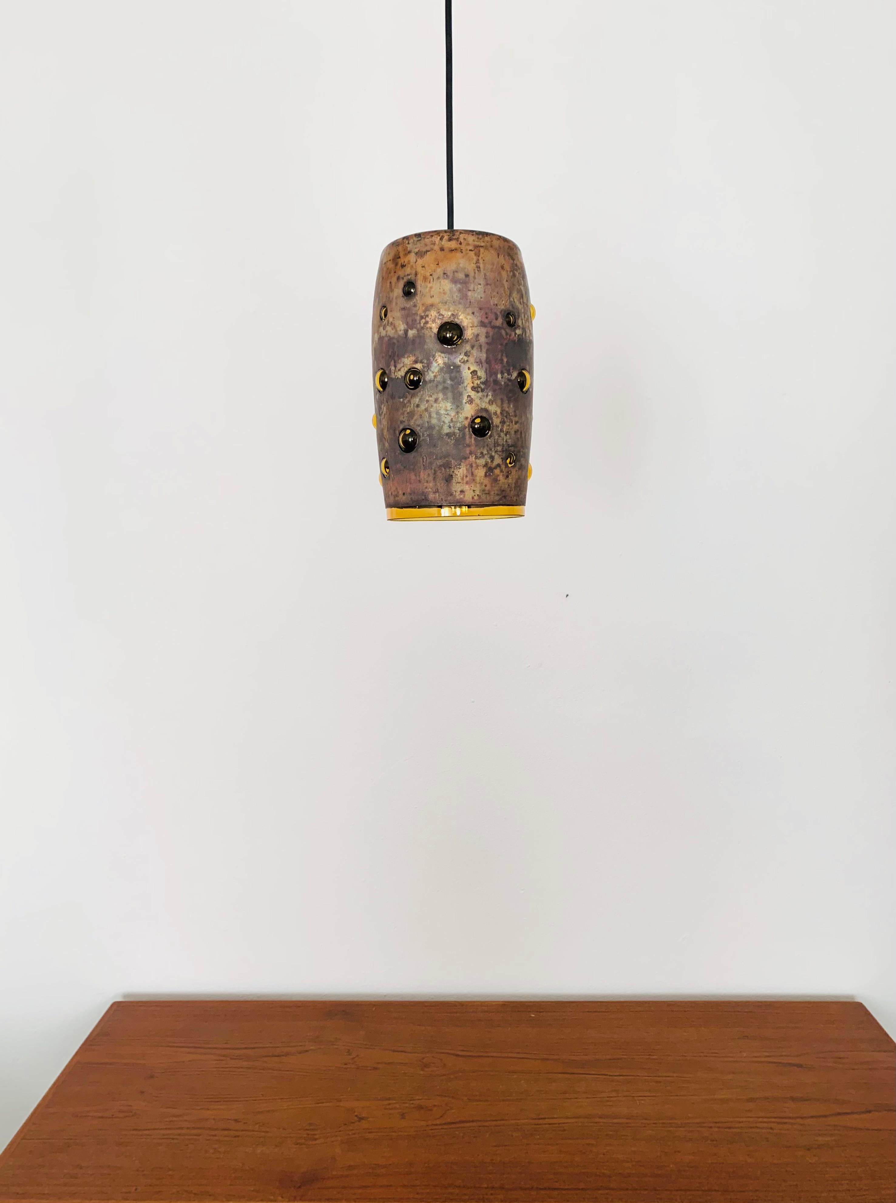 Scandinavian Modern Brutalist Pendant Lamp by Nanny Still Fur RAAK