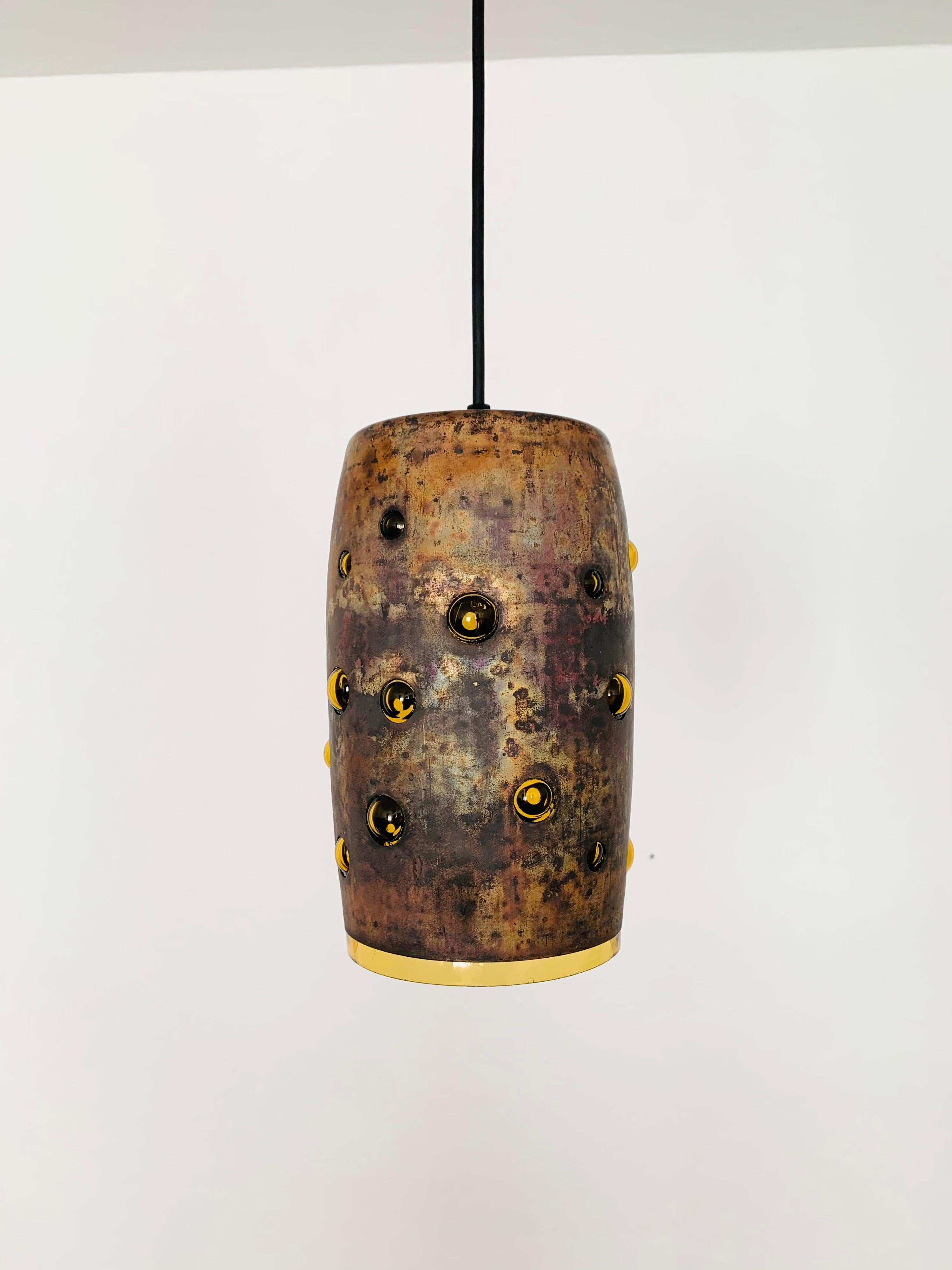 Dutch Brutalist Pendant Lamp by Nanny Still Fur RAAK