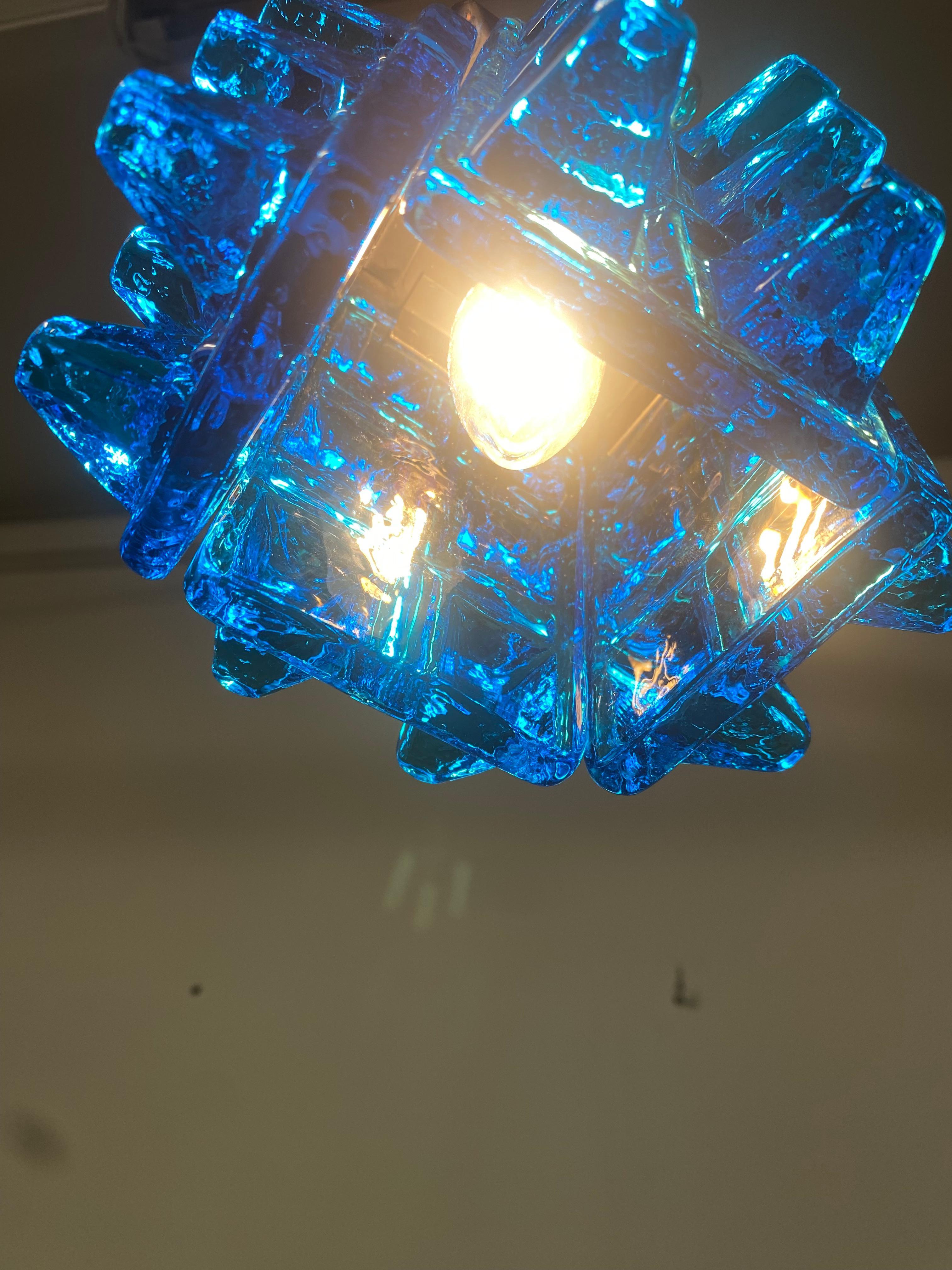 Beautiful Brutalist Pendant Lamp by Ateljé Engberg, Urshult 1970s For Sale 7