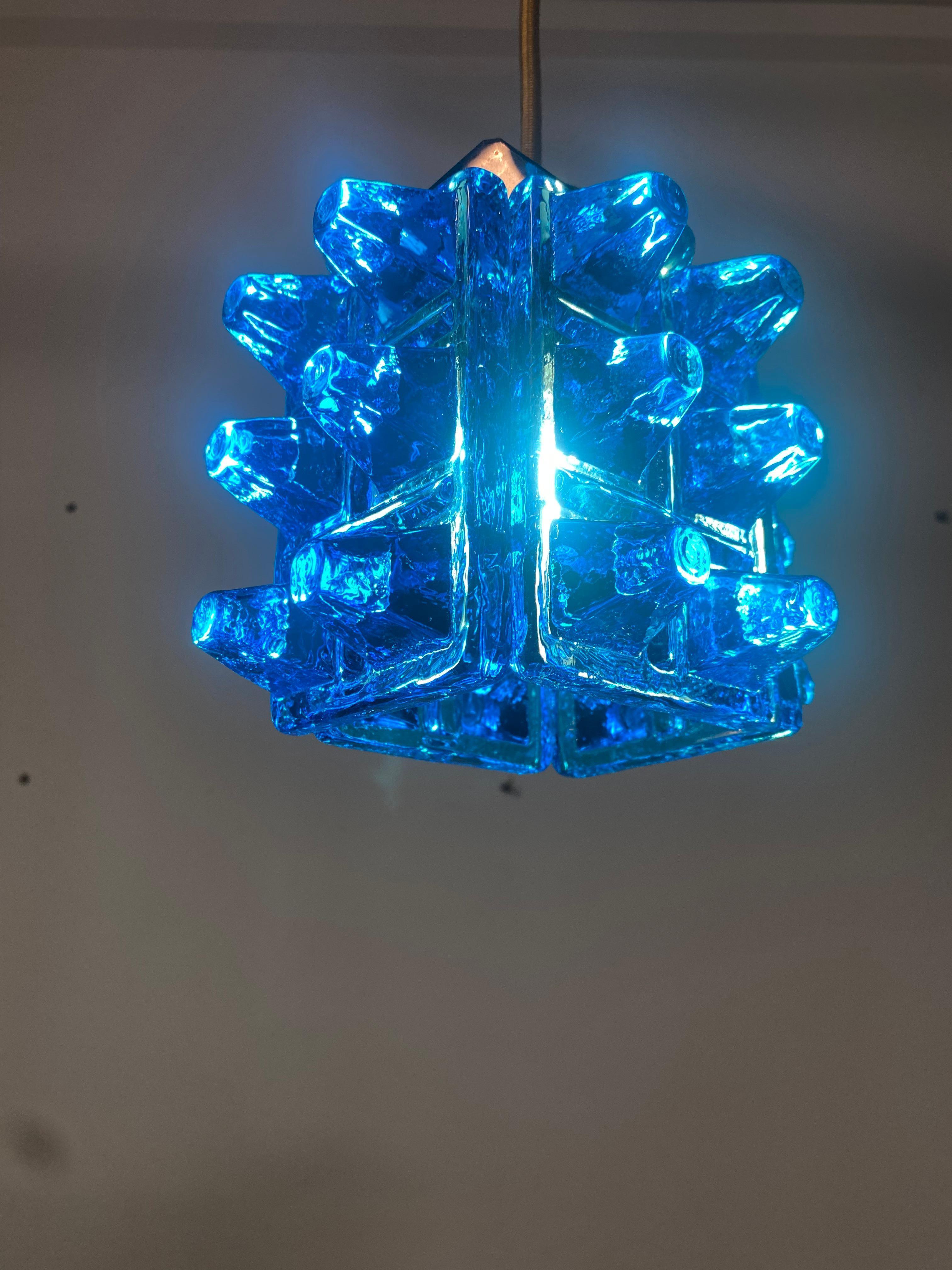 Beautiful Brutalist Pendant Lamp by Ateljé Engberg, Urshult 1970s For Sale 9