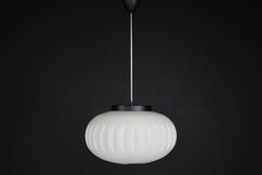 Brutalist Pendants, Structured Opaline Glass, Europe, 1960s